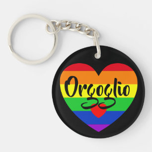 #LGBT #love #pride #gay #lesbian #freedom #parade Key Ring