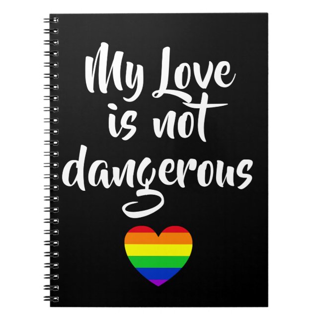 #LGBT #love #pride #gay #lesbian #freedom #parade  Notebook (Front)