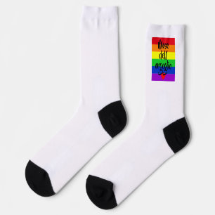 #LGBT #love #pride #gay #lesbian #freedom #parade Socks