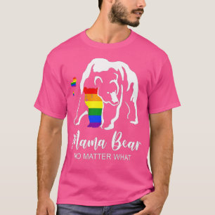 LGBT Mama Bear Gay Pride Equal Rights Rainbow Gif T-Shirt