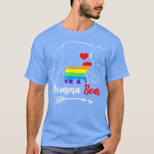 Lgbt Mama BearGay Pride Equal Rights Rainbow Gift T-Shirt