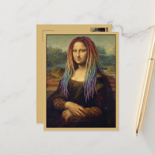 LGBT Mona Lisa Postcard