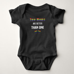 LGBT Mum LBGBTQ Mum Lesbian Gay Gay Marriage Baby Bodysuit