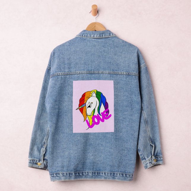 LGBT Napkins Sherpa Blanket  Denim Jacket (Hangar)
