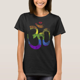 Lgbt Om Yoga Lgbt Pride Aum Ohm Symbol T-Shirt