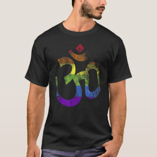 Lgbt Om Yoga Lgbt Pride Aum Ohm Symbol T-Shirt
