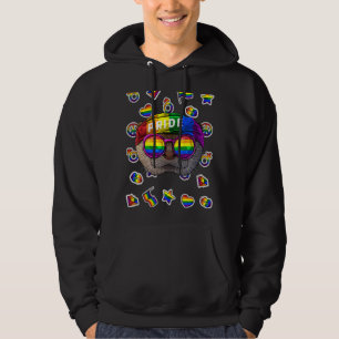 Lgbt Otter Gay Pride Month Animal Rainbow Lesbian Hoodie