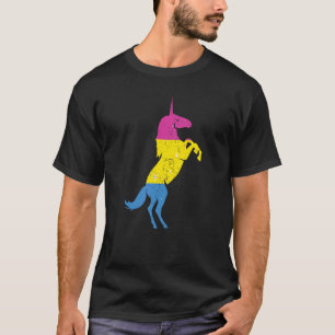 Lgbt Pan Flag Pansexuality Pride Month Unicorn Pan T-Shirt
