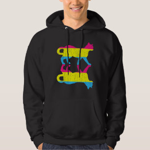 Lgbt Pan Pride Pansexuality Flag Pet Animal Cat Pa Hoodie