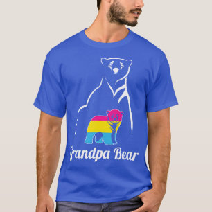 LGBT Pansexual Grandpa Bear Pan Pride Flag T-Shirt