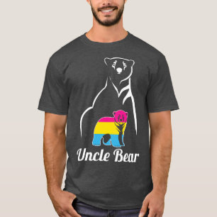 LGBT Pansexual Uncle Bear Pan Pride Flag T-Shirt