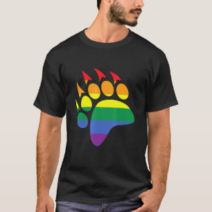 Lgbt Papa Mens Gay Pride Month - Paw Gay Bear 1 T-Shirt