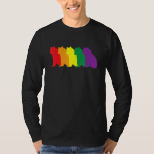 Lgbt Papa Mens Gay Pride Month - Sitting Gay Bear T-Shirt