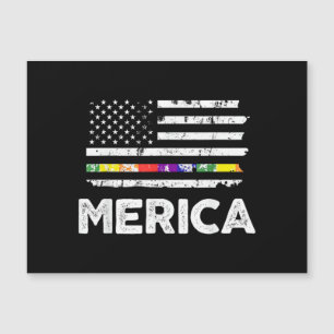 LGBT Pride American Flag T Shirt - 4th of July Gay
