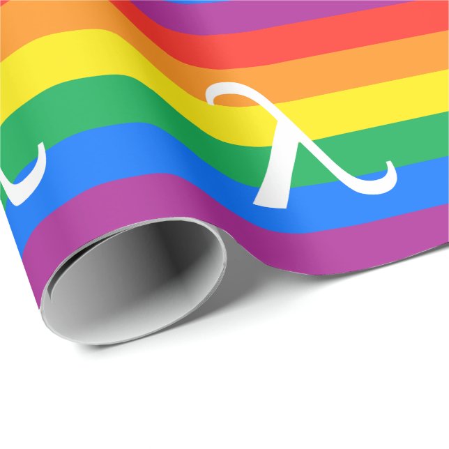 LGBT Pride and Activism Lambda Wrapping Paper (Roll Corner)