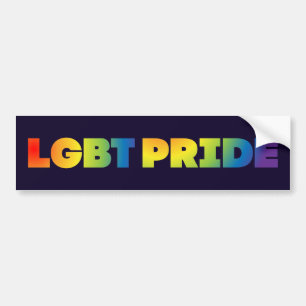 LGBT PRIDE BUMPER STICKER