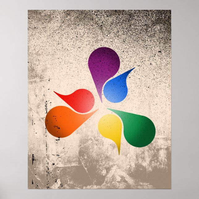 LGBT PRIDE BURST POSTER (Front)