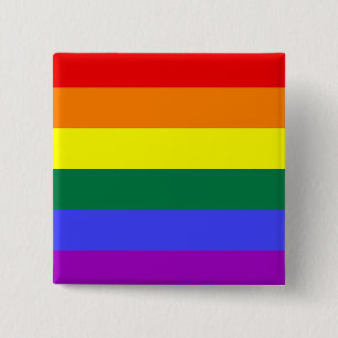 LGBT Pride Button (Square)