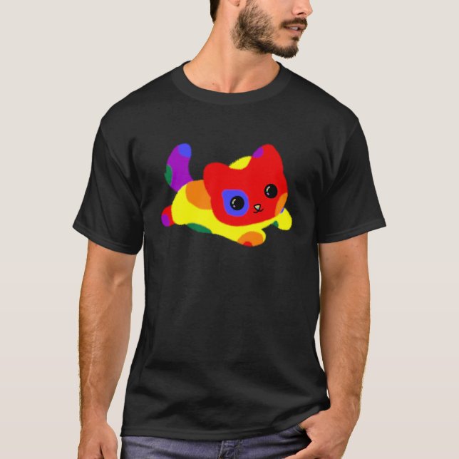 LGBT+ Pride Cat Shirt (Front)