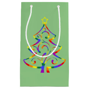 LGBT+ Pride Christmas Tree Gift Bag