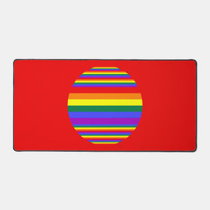 LGBT Pride Colours Desk Mat