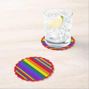 LGBT Pride Colours  Paper Coaster