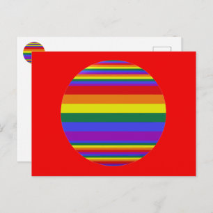 LGBT Pride Colours Postcard