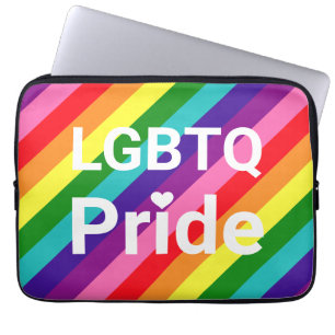 LGBT Pride Eight Stripe Rainbow Colours Laptop Sleeve