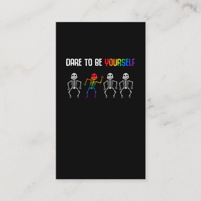 LGBT Pride Equal Rights Colourful Rainbow Business Card (Front)