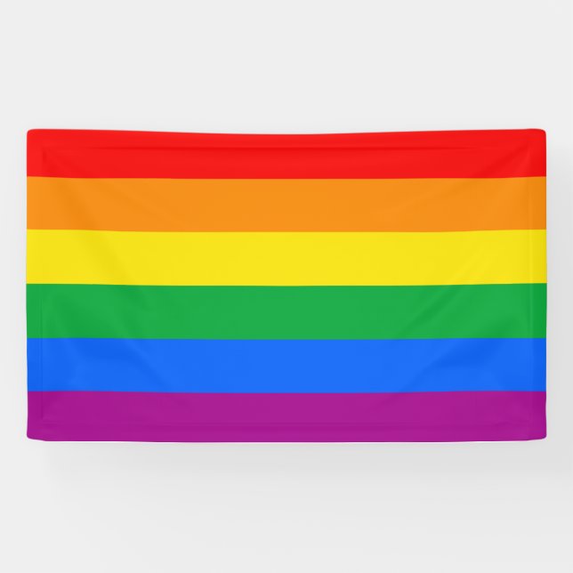 LGBT Pride Flag / Rainbow Flag Banner (Horizontal)