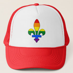 LGBT pride fleur-de-lis Hat