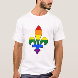 LGBT pride fleur-de-lis T-Shirt