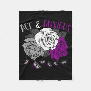 Lgbt Pride Funny Auality Ace Aual Flag Gift Aual _ Fleece Blanket