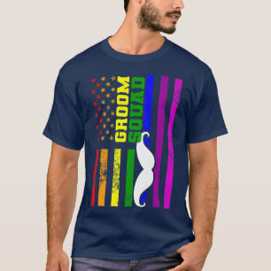 Lgbt Pride Gay Bachelor Party Engagement1345 T-Shirt
