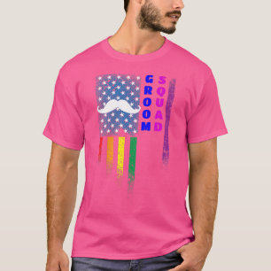 Lgbt Pride Gay Bachelor Party Engagement1355 T-Shirt
