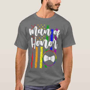 Lgbt Pride Gay Bachelor Party Engagement 1326 T-Shirt