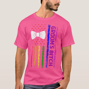 LGBT Pride Gay Bachelor Party Engagement  T-Shirt