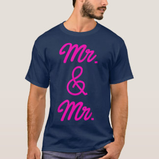 Lgbt Pride Gay Bachelor Party Mr And Mr Engagement T-Shirt