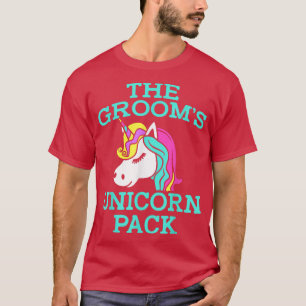 LGBT Pride Gay Bachelor Party Unicorn Pack Engagem T-Shirt