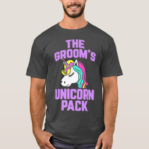 Lgbt Pride Gay Bachelor Party Unicorn Pack Engagem T-Shirt