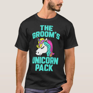 Lgbt Pride Gay Bachelor Party Unicorn Pack Engagem T-Shirt