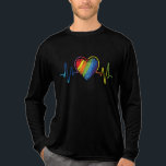 LGBT Pride Gay Lesbian Modern Rainbow Heartbeat Tri-Blend Shirt<br><div class="desc">LGBT Pride Gay Lesbian Modern Rainbow Heartbeat T-Shirt. This modern LGBT themed design features a rainbow coloured video game controller #LGBT #gay #pride #lesbian #bisexual #transgender #queer #equality #rainbow #fashion #fashionable #style #stylish #love</div>