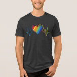 LGBT Pride Gay Lesbian Modern Rainbow Heartbeat Tri-Blend Shirt<br><div class="desc">LGBT Pride Gay Lesbian Modern Rainbow Heartbeat Tri-Blend Shirt. This modern LGBT themed design features a rainbow coloured heart with heartbeat. Created by Evco Studio www.zazzle.com/store/evcostudio


#LGBT #gay #pride #lesbian #bisexual #transgender #queer #equality #rainbow #fashion #fashionable #style #stylish #love</div>