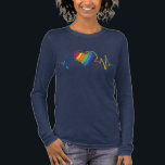 LGBT Pride Gay Lesbian Modern Rainbow Heartbeat Tri-Blend Shirt<br><div class="desc">LGBT Pride Gay Lesbian Modern Rainbow Heartbeat T-Shirt. This modern LGBT themed design features a rainbow coloured video game controller #LGBT #gay #pride #lesbian #bisexual #transgender #queer #equality #rainbow #fashion #fashionable #style #stylish #love</div>