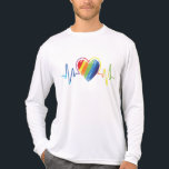LGBT Pride Gay Lesbian Modern Rainbow Heartbeat Tri-Blend Shirt<br><div class="desc">LGBT Pride Gay Lesbian Modern Rainbow Heartbeat T-Shirt. This modern LGBT themed design features a rainbow coloured video game controller #LGBT #gay #pride #lesbian #bisexual #transgender #queer #equality #rainbow #fashion #fashionable #style #stylish #love</div>