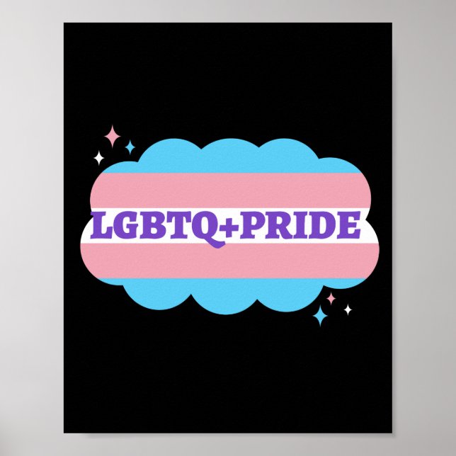 LGBT+Pride. Gay- rainbow love. Poster (Front)
