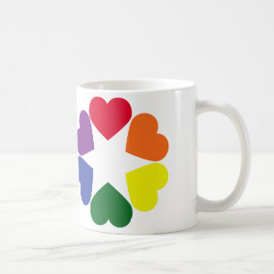 LGBT pride hearts Coffee Mug