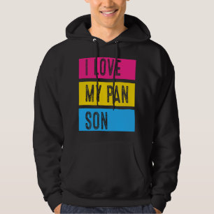 LGBT Pride Love My Pan Son Pansexual Support Famil Hoodie
