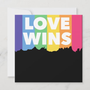 LGBT+pride. love wins. Queer. Postcard