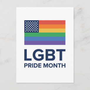 LGBT Pride Month   United States Postcard